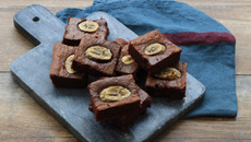 Brownies chocolat banane