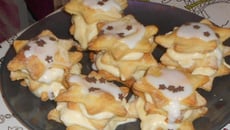 Mille feuilles en étoile.. pâte facile...