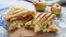 Croque-monsieur pomme et camembert