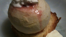 Pomme sur sa brioche