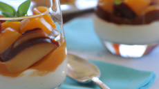 Verrine au marron et à l'abricot