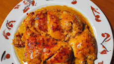 Recette de poulet rôti au miel