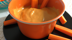 Fondue de carottes à l'orientale