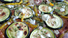 Pizza à la courgette