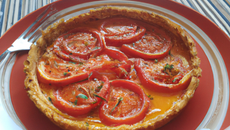 Tarte fine à la tomate