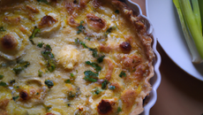 Quiche poireaux et fromages