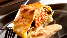 Coussin de saumon au Comté