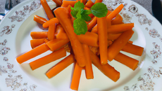 Méli-mélo tiède de carottes en vinaigrette