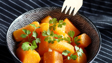 Carottes à la marocaine au four combiné vapeur