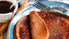 Crêpes sucrées au au chocolat