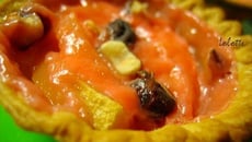 Mini tartelettes poires, noisettes, barbapapa