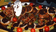 Duo de filets de rougets grillés à la tapenade