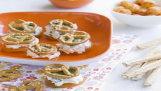 Pragmatiques abricots secs farcis au bretzel croquant