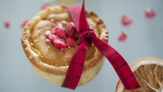 Tartelette Butternut, Pain d'épices et Pralines Roses