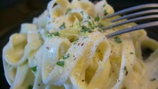 Tagliatelles à la crème de citron et parmesan