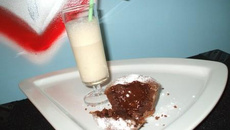 Fondant au chocolat et au marron accompagné de son milk shake marron vanillé ! Pour 6 petits ramequins