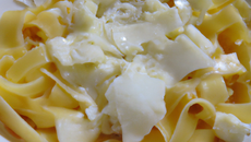 Tagliatelles à la mozzarella