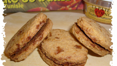 Biscuits au caramel fourrés dattes & coings