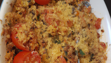 crumble de sardine à la tomates