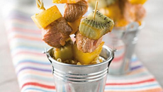 Brochettes d'agneau aux agrumes gourmandes