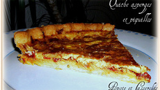 Quiche asperges et poivrons del piquillos