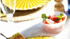 Galette courgettes & Reblochon, façon paillasson