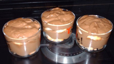 Verrine à la mousse légère choco-menthe