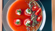 Smoothie tomate ou gaspacho à ma façon