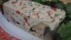 Terrine de poulet aux 3 poivrons