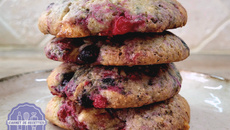 Cookies fruits rouges et chocolat blanc