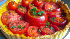 Tarte de tomates à la française