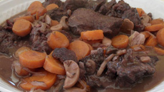 Bœuf Bourguignon aux carottes
