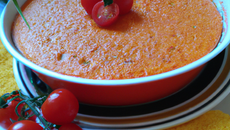 Flan de tomates au fromage de brebis