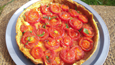 Tarte aux tomates confites maison