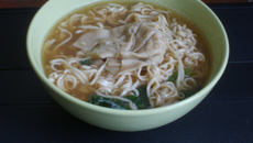 Soupe chinoise aux ravioles