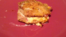 Cordon bleu maison au fromage hamburger