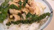 Curry vert de poulet à la thaïlandaise