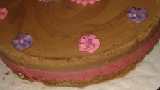 Bavarois choco framboise