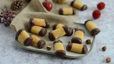 Bredele aux noisettes et au chocolat