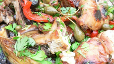 Lapin à la plancha, parfums d'été