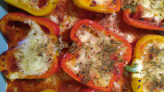 Poivrons gratiné