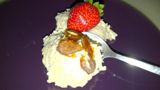 Rice pudding with dates