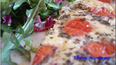 Quiche aux tomates cerises