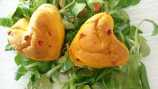 Muffins au potiron et aux noisettes