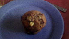 Triple chocolate chunk muffins