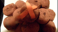 Truffes à l'orange confite