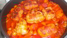 Paupiettes de veau aux olives et chorizo