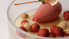 Panna cotta aux feuilles de laurier