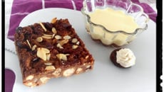 Pudding de gaufres figues miel