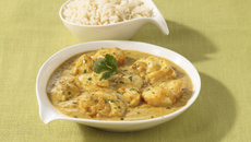 Curry de cabillaud au yaourt